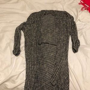 Black and white cardigan